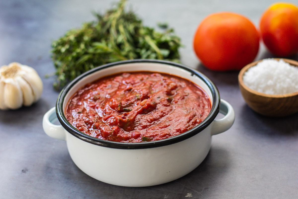 Basis Tomatensauce - Einfach Vegan