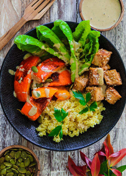 kürbis-bowl-hirse-tofu